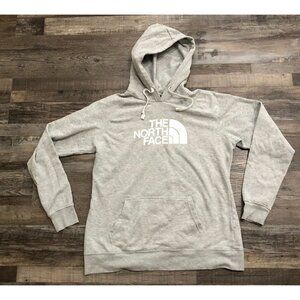 The North Face Womens Large Gray Hoodie Pullover Sweatshirt